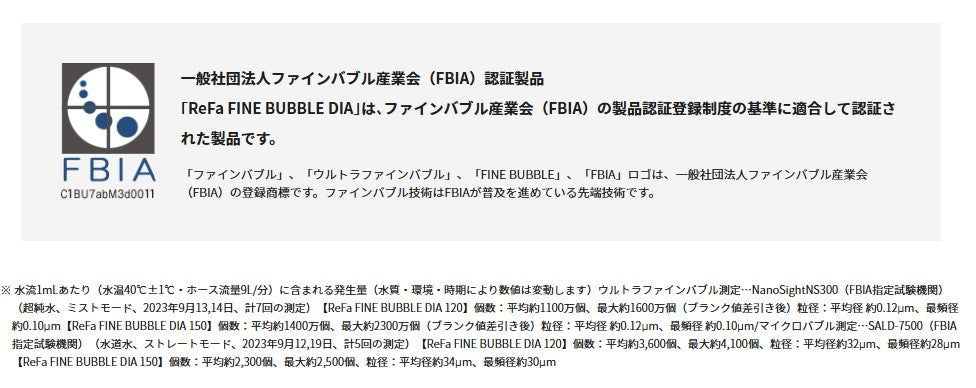 ReFa FINE BUBBLE DIA 120